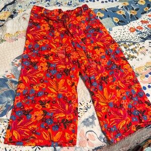 Maison d'Amélie Floral Wide-Leg Pants